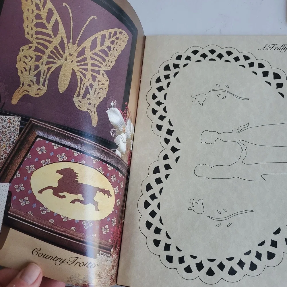 Country Scissor Snips Workbook Lot 3 Victorian Keepsake Vintage NOS